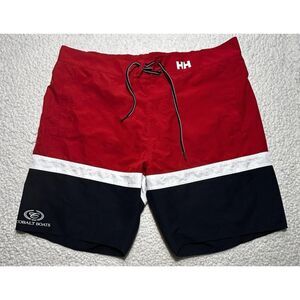 Helly-hansen Men's Red Swim-briefs-shorts